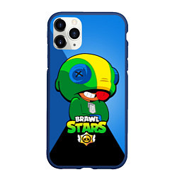 Чехол iPhone 11 Pro матовый LEON - BRAWL STARS