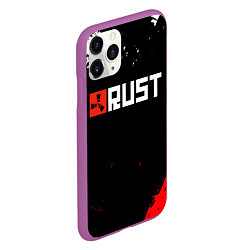 Чехол iPhone 11 Pro матовый RUST, цвет: 3D-фиолетовый — фото 2