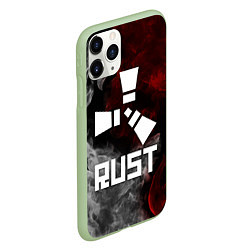 Чехол iPhone 11 Pro матовый RUST, цвет: 3D-салатовый — фото 2