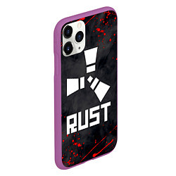 Чехол iPhone 11 Pro матовый RUST, цвет: 3D-фиолетовый — фото 2