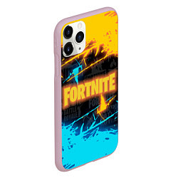 Чехол iPhone 11 Pro матовый FORTNITE, цвет: 3D-розовый — фото 2