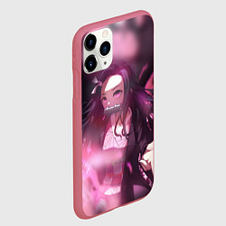 Чехол iPhone 11 Pro матовый NEZUKO, цвет: 3D-малиновый — фото 2
