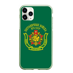 Чехол iPhone 11 Pro матовый Пограничные Войска КГБ СССР
