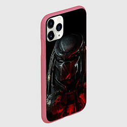 Чехол iPhone 11 Pro матовый PREDATOR, цвет: 3D-малиновый — фото 2