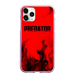 Чехол iPhone 11 Pro матовый PREDATOR, цвет: 3D-розовый