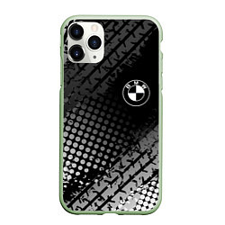 Чехол iPhone 11 Pro матовый BMW, цвет: 3D-салатовый