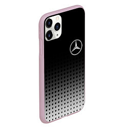 Чехол iPhone 11 Pro матовый Mercedes-Benz, цвет: 3D-розовый — фото 2