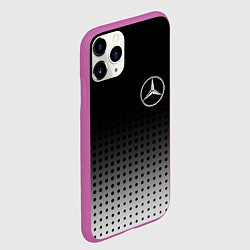 Чехол iPhone 11 Pro матовый Mercedes-Benz, цвет: 3D-фиолетовый — фото 2