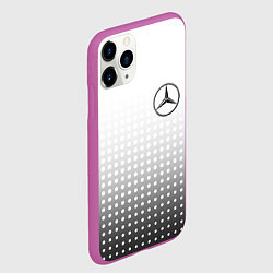 Чехол iPhone 11 Pro матовый Mercedes-Benz, цвет: 3D-фиолетовый — фото 2