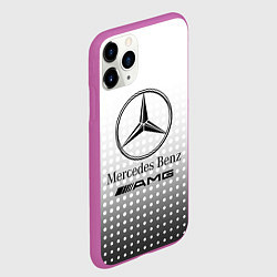 Чехол iPhone 11 Pro матовый Mercedes-Benz, цвет: 3D-фиолетовый — фото 2