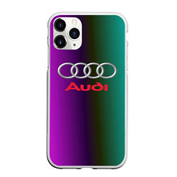 Чехол iPhone 11 Pro матовый Audi, цвет: 3D-белый