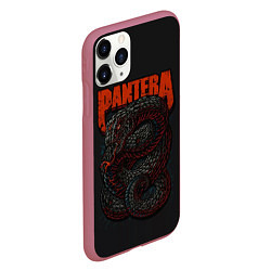 Чехол iPhone 11 Pro матовый PANTERA, цвет: 3D-малиновый — фото 2