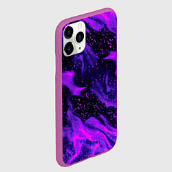 Чехол iPhone 11 Pro матовый ФИОЛЕТОВЫЙ ОГОНЬ, цвет: 3D-фиолетовый — фото 2