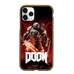 Чехол iPhone 11 Pro матовый Doom