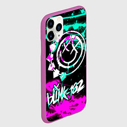 Чехол iPhone 11 Pro матовый Blink-182 6, цвет: 3D-фиолетовый — фото 2