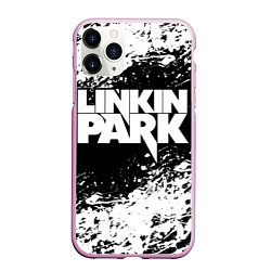 Чехол iPhone 11 Pro матовый LINKIN PARK 5, цвет: 3D-розовый