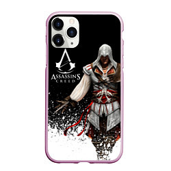 Чехол iPhone 11 Pro матовый Assassin’s Creed 04, цвет: 3D-розовый