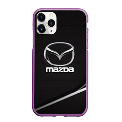 Чехол iPhone 11 Pro матовый MAZDA, цвет: 3D-фиолетовый