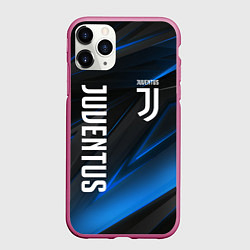 Чехол iPhone 11 Pro матовый JUVENTUS, цвет: 3D-малиновый