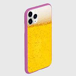 Чехол iPhone 11 Pro матовый Пиво, цвет: 3D-фиолетовый — фото 2