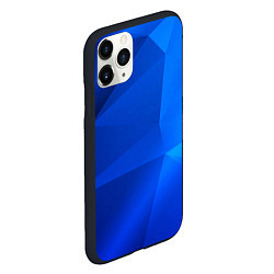 Чехол iPhone 11 Pro матовый SHADES OF BLUE, цвет: 3D-черный — фото 2