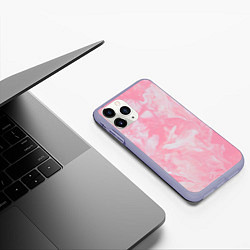 Чехол iPhone 11 Pro матовый Розовая Богемия, цвет: 3D-светло-сиреневый — фото 2