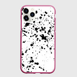Чехол iPhone 11 Pro матовый Далматинец, цвет: 3D-малиновый