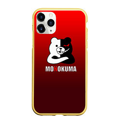 Чехол iPhone 11 Pro матовый Monokuma, цвет: 3D-желтый