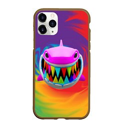 Чехол iPhone 11 Pro матовый 6IX9INE- GOOBA, цвет: 3D-коричневый