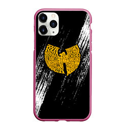 Чехол iPhone 11 Pro матовый Wu-Tang Clan, цвет: 3D-малиновый