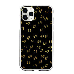 Чехол iPhone 11 Pro матовый 6ix9ine Gold, цвет: 3D-белый