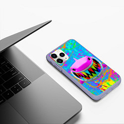 Чехол iPhone 11 Pro матовый 6IX9INE GOOBA, цвет: 3D-светло-сиреневый — фото 2