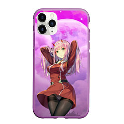 Чехол iPhone 11 Pro матовый Darling, цвет: 3D-фиолетовый