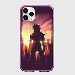 Чехол iPhone 11 Pro матовый Моя геройская академия