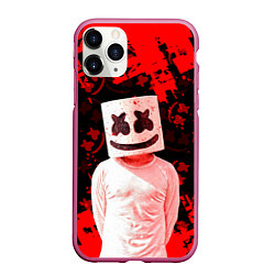 Чехол iPhone 11 Pro матовый Fortnite Marshmello