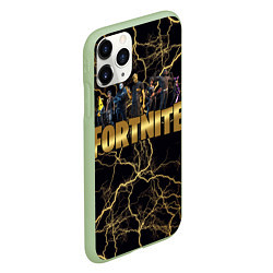 Чехол iPhone 11 Pro матовый Fortnite Chapter 2, цвет: 3D-салатовый — фото 2