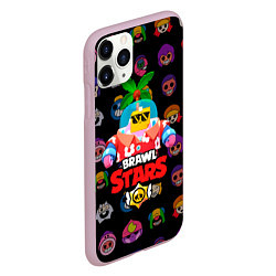 Чехол iPhone 11 Pro матовый BRAWL STARS NEW SPROUT 14, цвет: 3D-розовый — фото 2