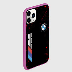 Чехол iPhone 11 Pro матовый BMW, цвет: 3D-фиолетовый — фото 2