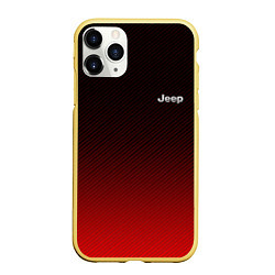 Чехол iPhone 11 Pro матовый Jeep спина Z