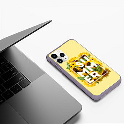 Чехол iPhone 11 Pro матовый Лето, цвет: 3D-серый — фото 2
