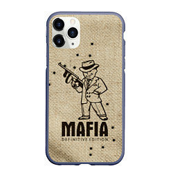 Чехол iPhone 11 Pro матовый Mafia 2, цвет: 3D-серый