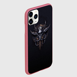 Чехол iPhone 11 Pro матовый Baldurs gate, цвет: 3D-малиновый — фото 2