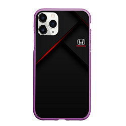 Чехол iPhone 11 Pro матовый HONDA Z, цвет: 3D-фиолетовый