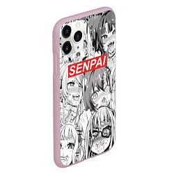 Чехол iPhone 11 Pro матовый SENPAI, цвет: 3D-розовый — фото 2