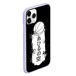 Чехол iPhone 11 Pro матовый Ahiru no Sora, цвет: 3D-светло-сиреневый — фото 2