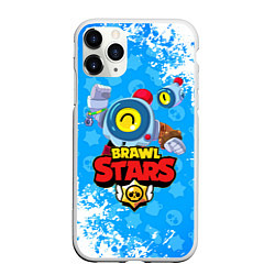 Чехол iPhone 11 Pro матовый BRAWL STARS NANI, цвет: 3D-белый