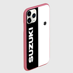 Чехол iPhone 11 Pro матовый Suzuki Z, цвет: 3D-малиновый — фото 2