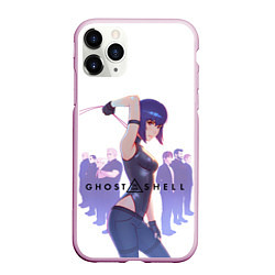 Чехол iPhone 11 Pro матовый Ghost in the Shell Section 9, цвет: 3D-розовый