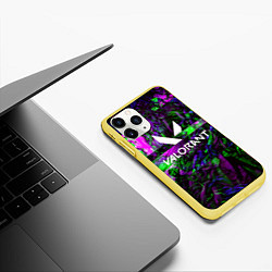 Чехол iPhone 11 Pro матовый VALORANT GAME, цвет: 3D-желтый — фото 2