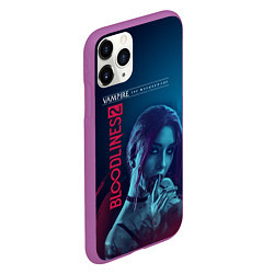 Чехол iPhone 11 Pro матовый Bloodlines 2, цвет: 3D-фиолетовый — фото 2